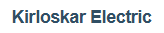Kirloskar Electric logo