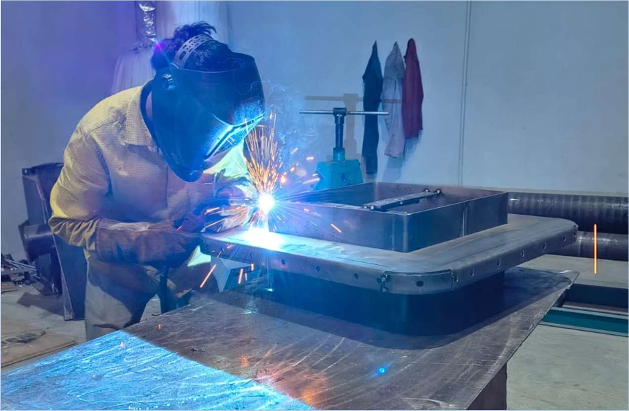 Welding a fabricated component