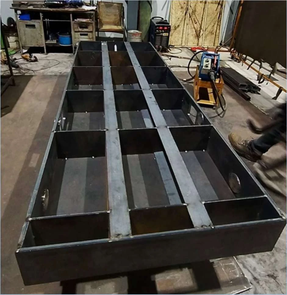 Fabricated base frame for GCI